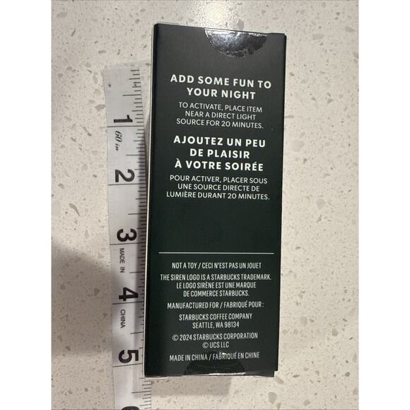 Starbucks Wicked Glow In The Dark Green Keychain Mini Ornament - Picture 4 of 7
